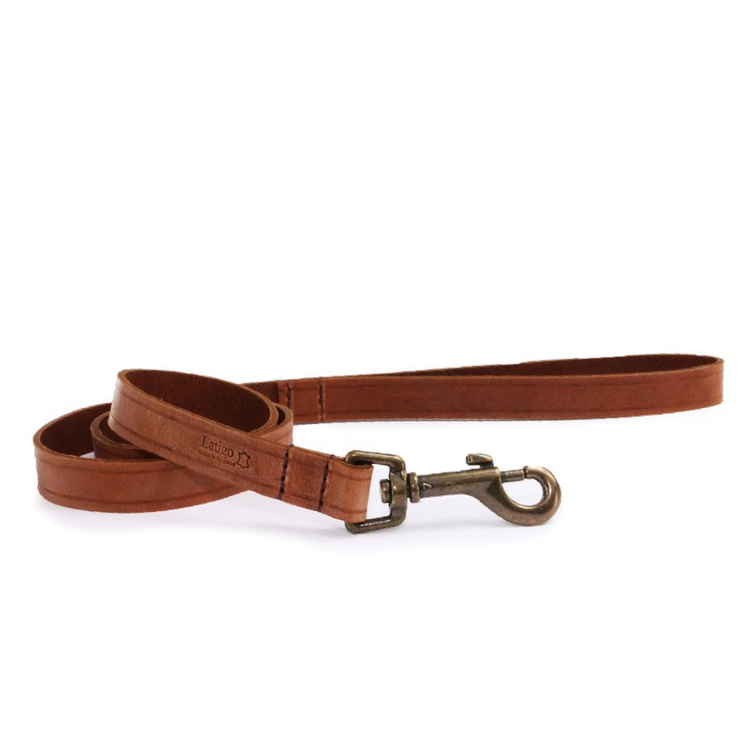 Ancol Heritage Latigo Leather Dog Lead 1m x 1.9cm